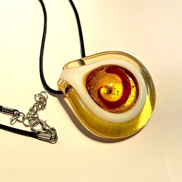 Hand Crafted Jewelry - 4/$20 Bright & Bold Art Glass Pendant-CLEARANCE